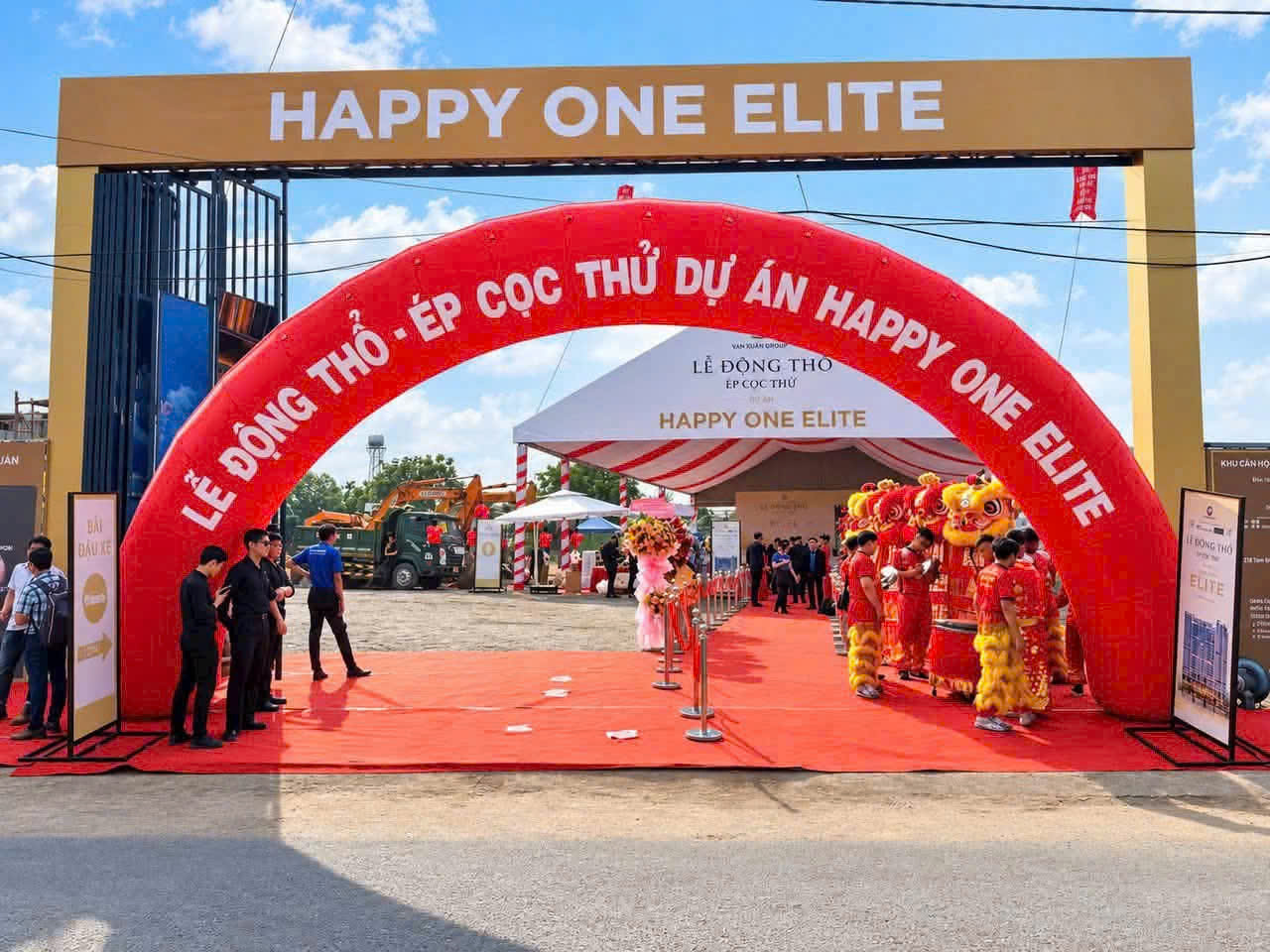 Lễ động thổ dự án căn hộ Happy One Elite Lái Thiêu
